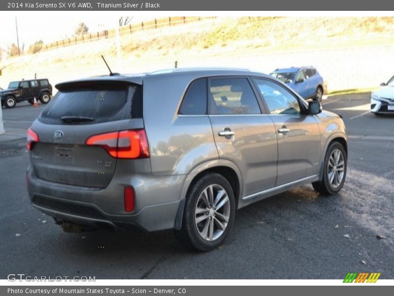 Titanium Silver / Black 2014 Kia Sorento SX V6 AWD
