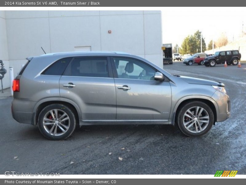 Titanium Silver / Black 2014 Kia Sorento SX V6 AWD