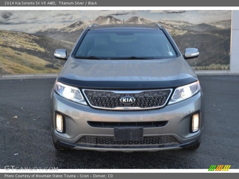 Titanium Silver / Black 2014 Kia Sorento SX V6 AWD