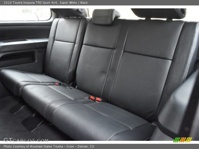 Rear Seat of 2019 Sequoia TRD Sport 4x4