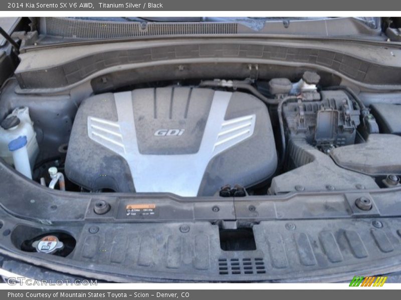 Titanium Silver / Black 2014 Kia Sorento SX V6 AWD