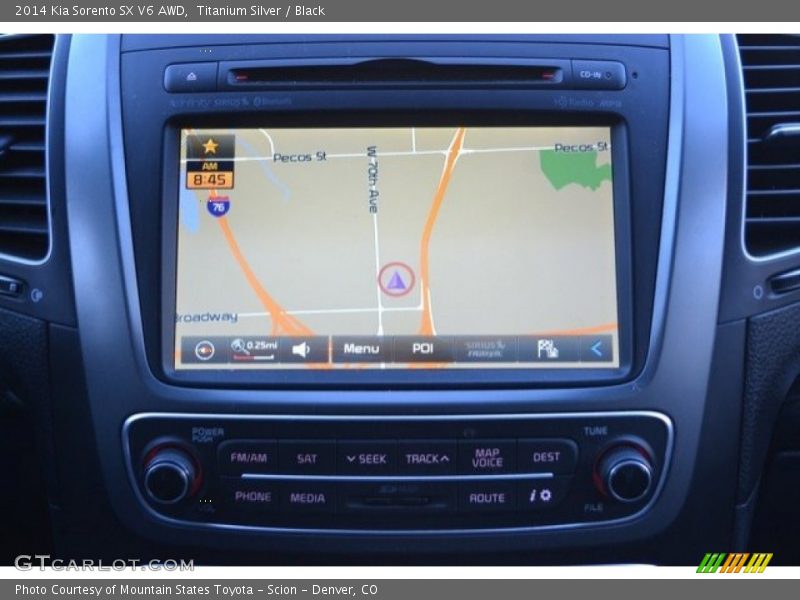 Titanium Silver / Black 2014 Kia Sorento SX V6 AWD