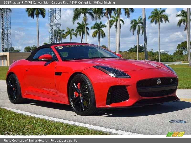 Front 3/4 View of 2017 F-TYPE Convertible