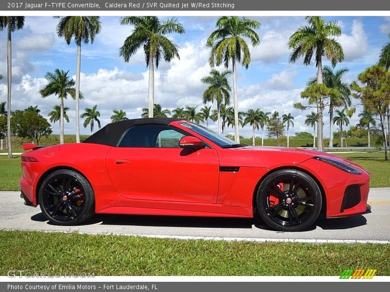  2017 F-TYPE Convertible Caldera Red