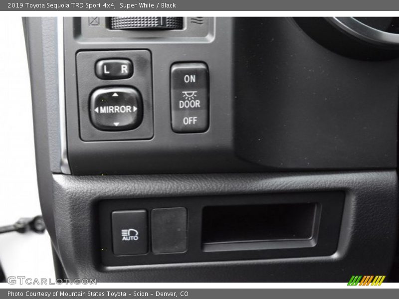 Controls of 2019 Sequoia TRD Sport 4x4
