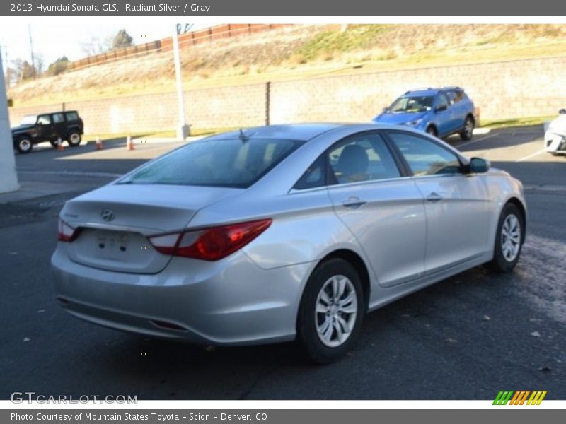 Radiant Silver / Gray 2013 Hyundai Sonata GLS