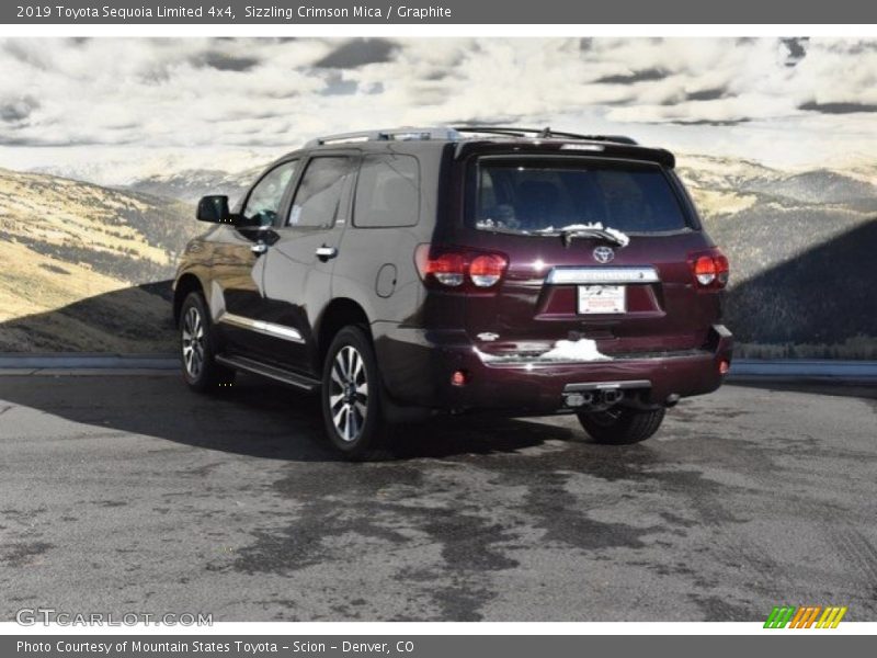 Sizzling Crimson Mica / Graphite 2019 Toyota Sequoia Limited 4x4