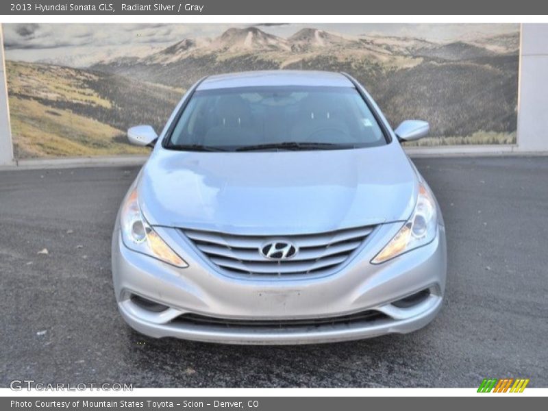 Radiant Silver / Gray 2013 Hyundai Sonata GLS