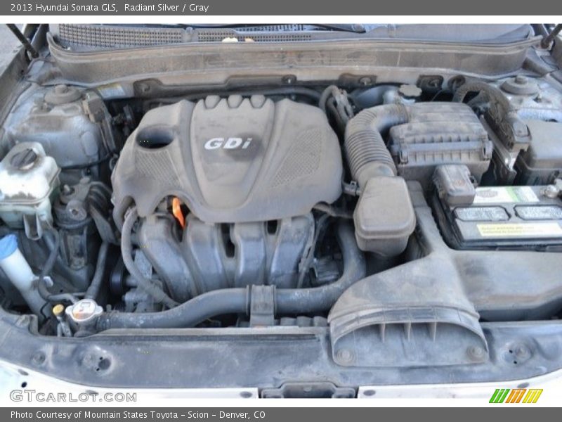 Radiant Silver / Gray 2013 Hyundai Sonata GLS