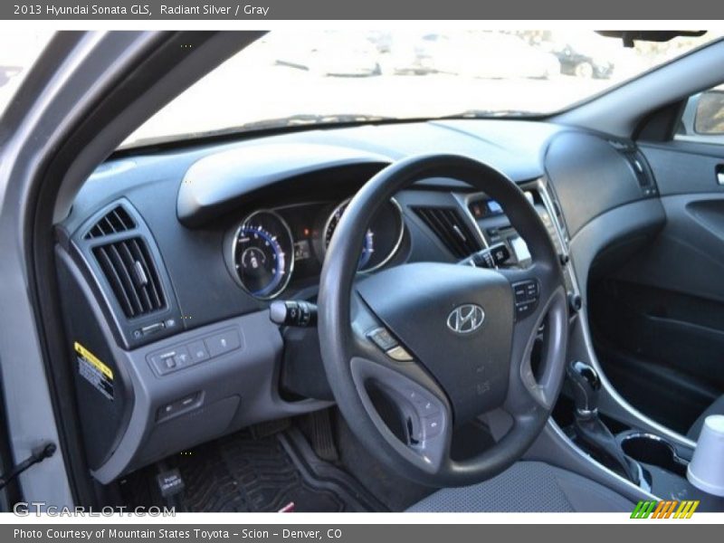 Radiant Silver / Gray 2013 Hyundai Sonata GLS