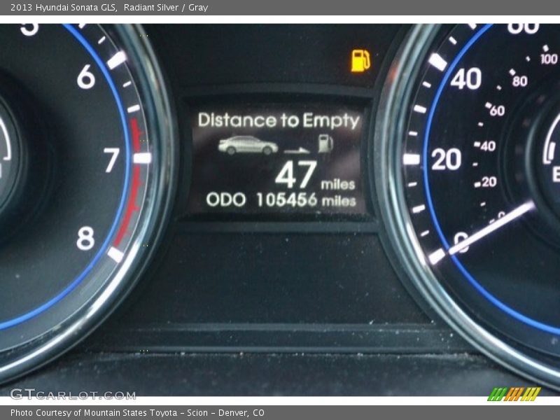 Radiant Silver / Gray 2013 Hyundai Sonata GLS