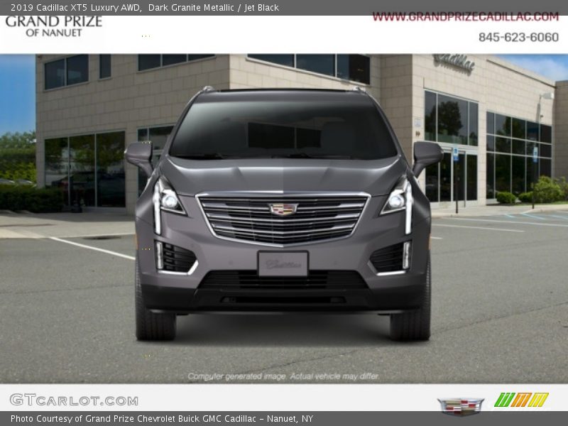 Dark Granite Metallic / Jet Black 2019 Cadillac XT5 Luxury AWD