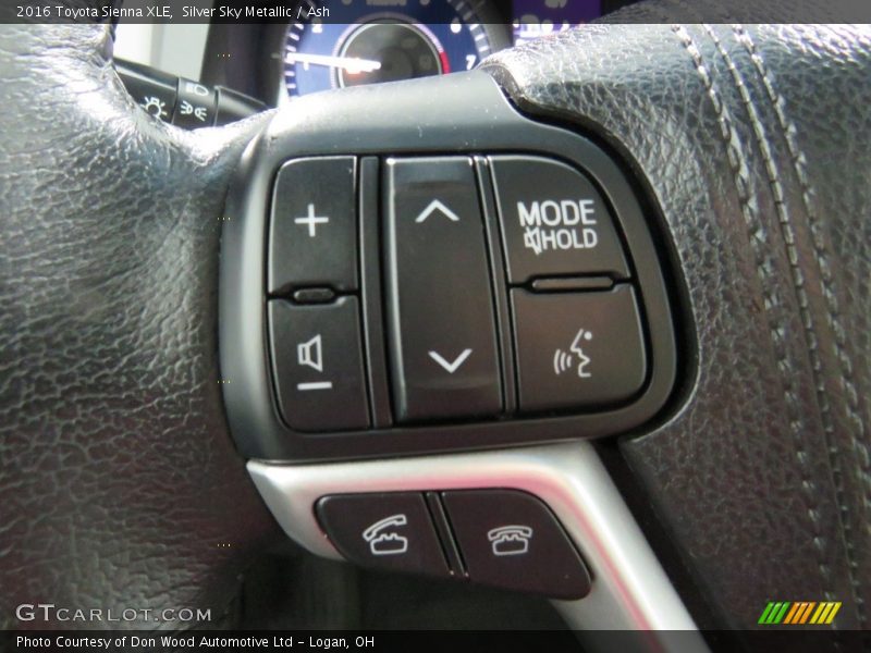 Silver Sky Metallic / Ash 2016 Toyota Sienna XLE