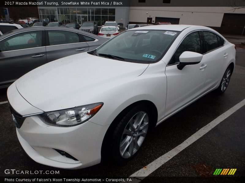 Snowflake White Pearl Mica / Black 2017 Mazda Mazda6 Touring