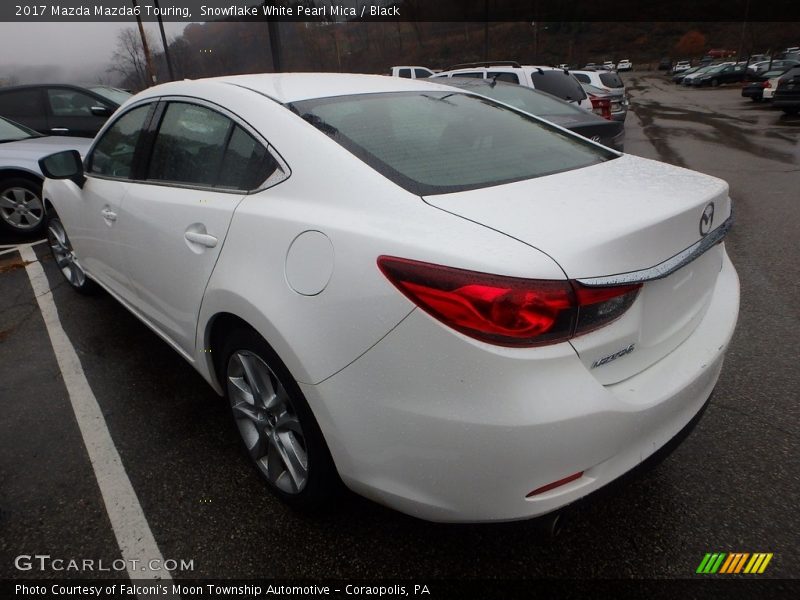 Snowflake White Pearl Mica / Black 2017 Mazda Mazda6 Touring