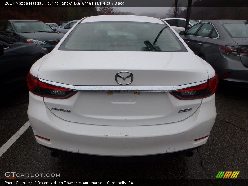 Snowflake White Pearl Mica / Black 2017 Mazda Mazda6 Touring