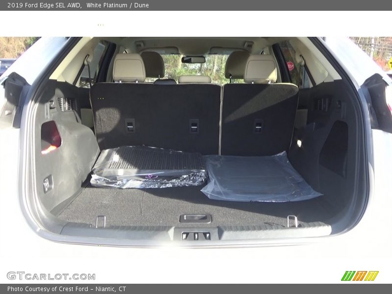 White Platinum / Dune 2019 Ford Edge SEL AWD
