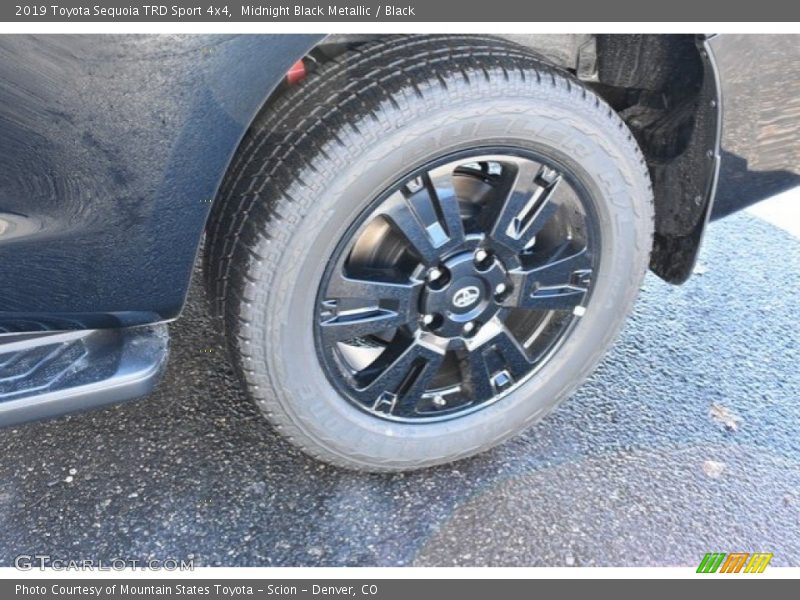 Midnight Black Metallic / Black 2019 Toyota Sequoia TRD Sport 4x4
