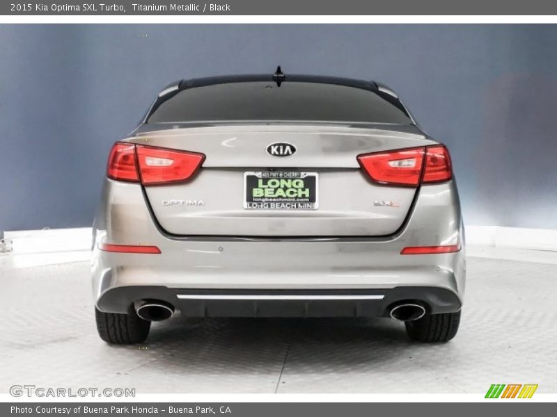 Titanium Metallic / Black 2015 Kia Optima SXL Turbo