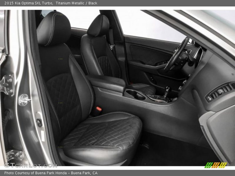 Titanium Metallic / Black 2015 Kia Optima SXL Turbo