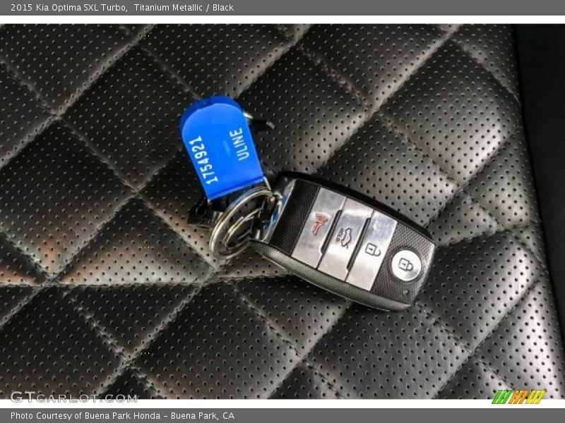 Titanium Metallic / Black 2015 Kia Optima SXL Turbo