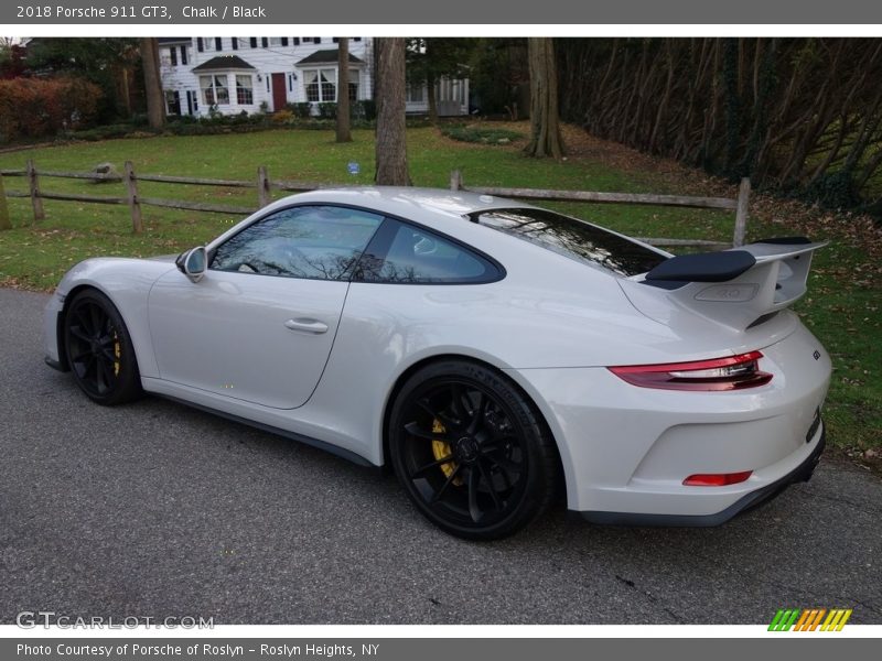 Chalk / Black 2018 Porsche 911 GT3