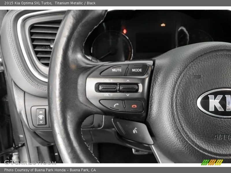 Titanium Metallic / Black 2015 Kia Optima SXL Turbo