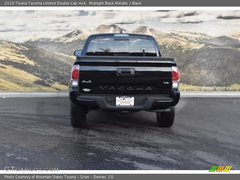 Midnight Black Metallic / Black 2019 Toyota Tacoma Limited Double Cab 4x4