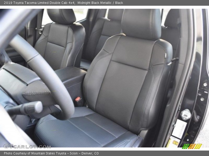 Midnight Black Metallic / Black 2019 Toyota Tacoma Limited Double Cab 4x4