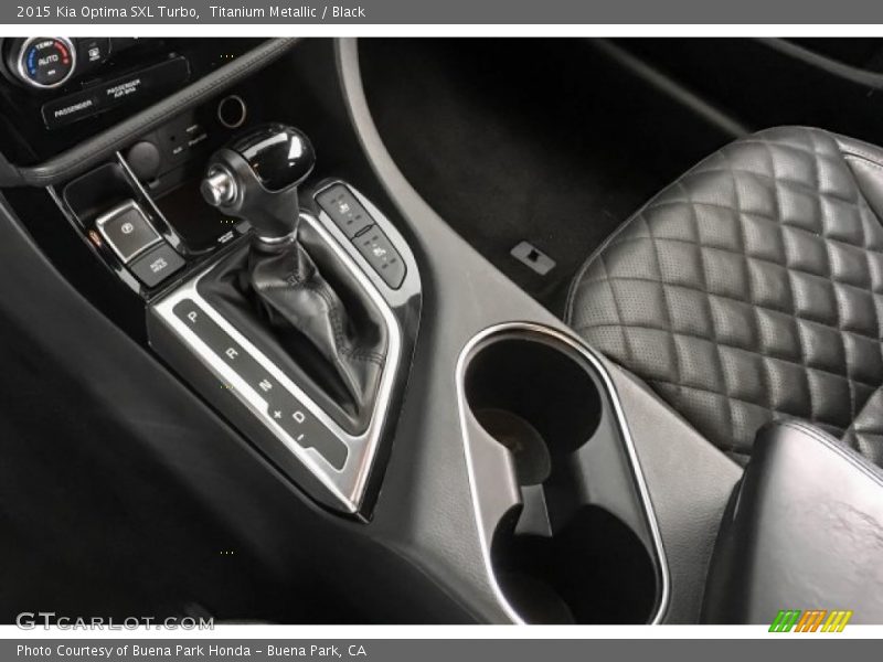 Titanium Metallic / Black 2015 Kia Optima SXL Turbo