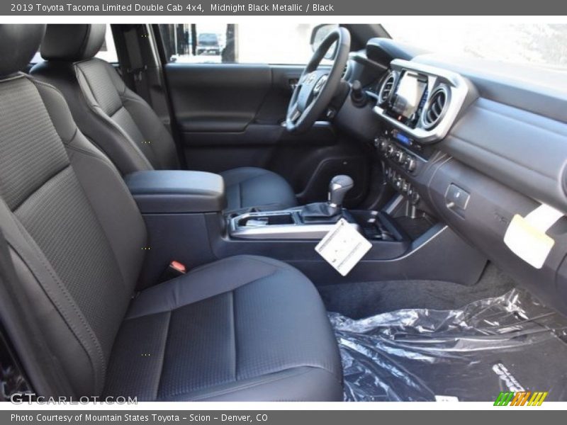 Midnight Black Metallic / Black 2019 Toyota Tacoma Limited Double Cab 4x4
