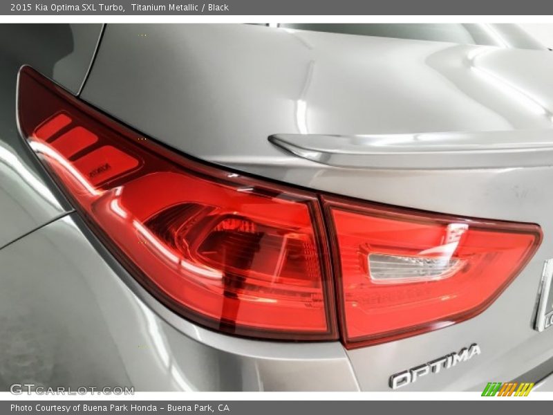 Titanium Metallic / Black 2015 Kia Optima SXL Turbo