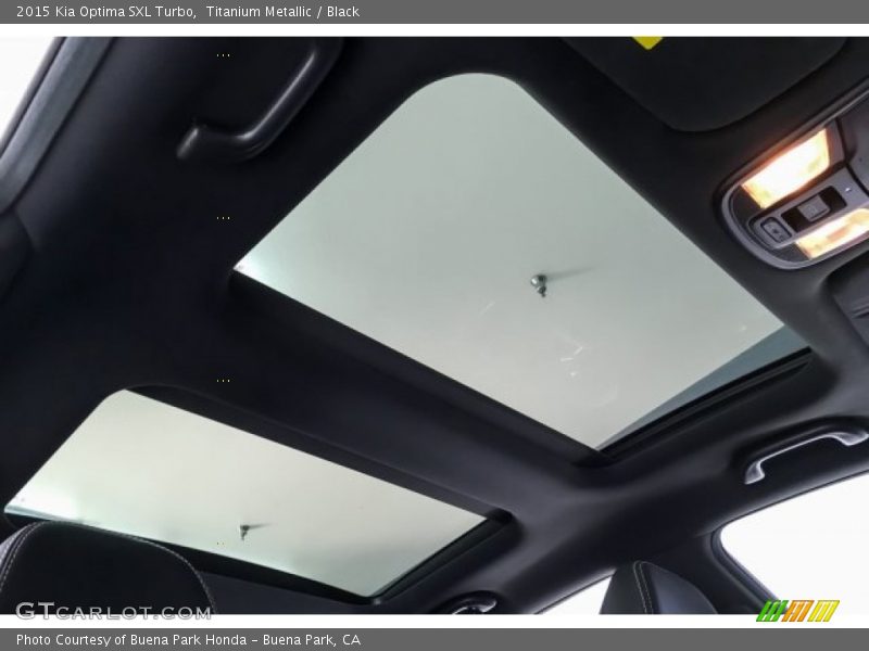 Titanium Metallic / Black 2015 Kia Optima SXL Turbo