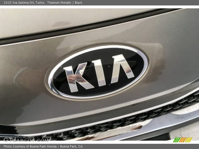 Titanium Metallic / Black 2015 Kia Optima SXL Turbo