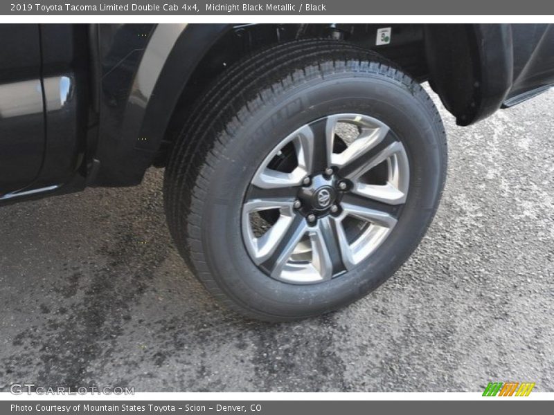 Midnight Black Metallic / Black 2019 Toyota Tacoma Limited Double Cab 4x4