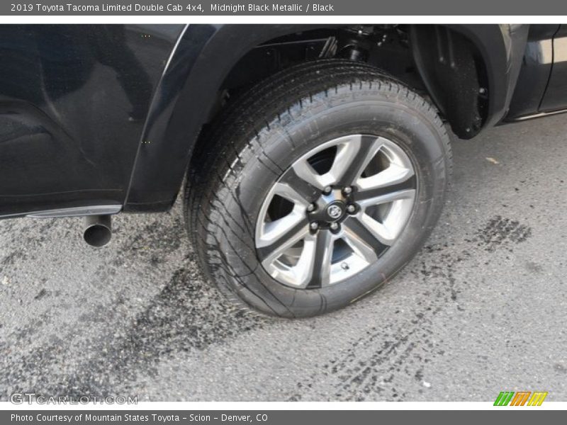 Midnight Black Metallic / Black 2019 Toyota Tacoma Limited Double Cab 4x4