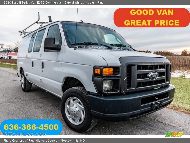 Oxford White / Medium Flint 2010 Ford E Series Van E150 Commercial