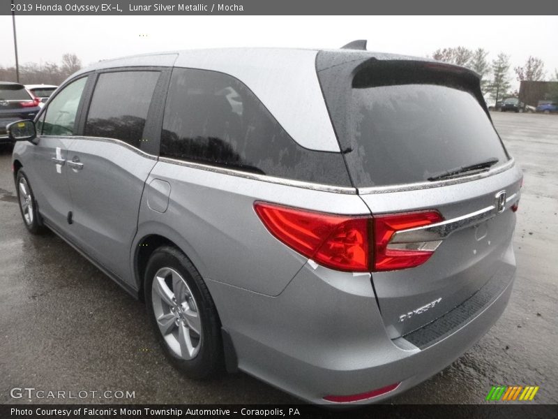 Lunar Silver Metallic / Mocha 2019 Honda Odyssey EX-L