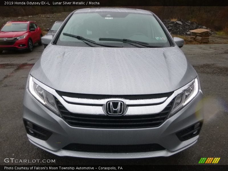 Lunar Silver Metallic / Mocha 2019 Honda Odyssey EX-L
