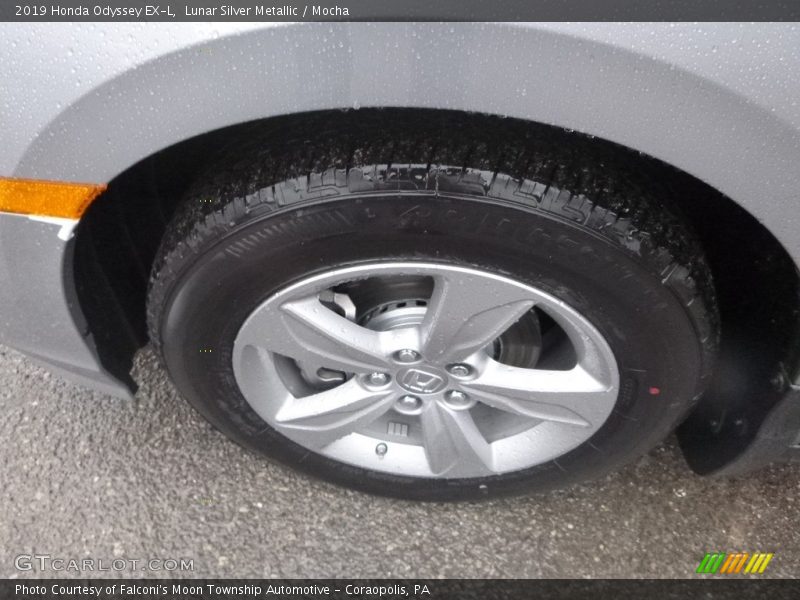 Lunar Silver Metallic / Mocha 2019 Honda Odyssey EX-L
