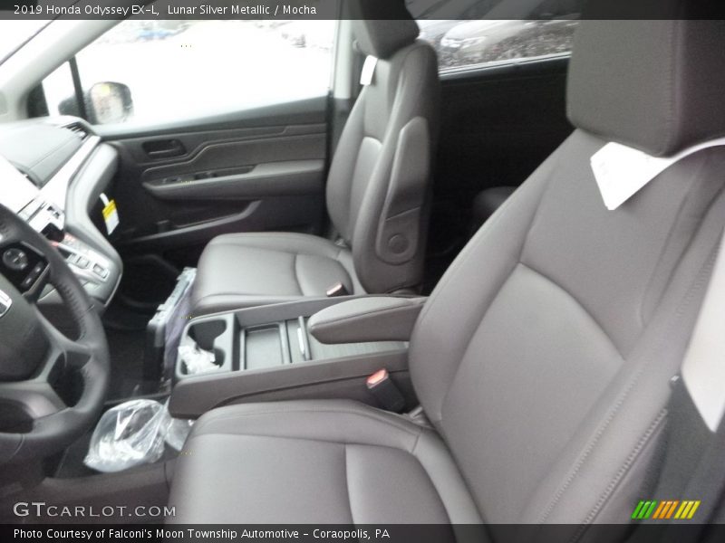 Lunar Silver Metallic / Mocha 2019 Honda Odyssey EX-L