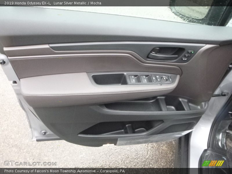 Lunar Silver Metallic / Mocha 2019 Honda Odyssey EX-L