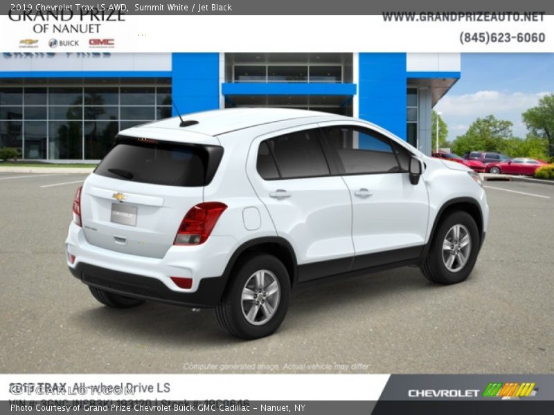 Summit White / Jet Black 2019 Chevrolet Trax LS AWD