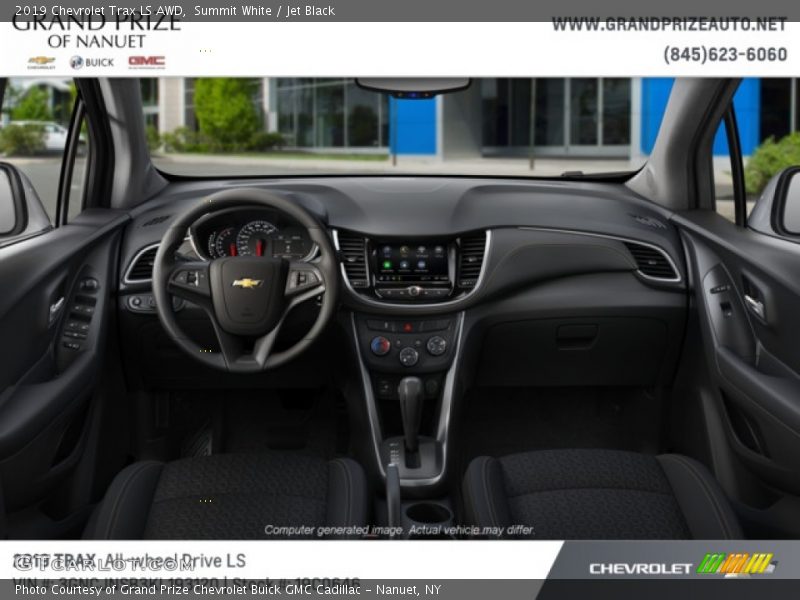 Summit White / Jet Black 2019 Chevrolet Trax LS AWD