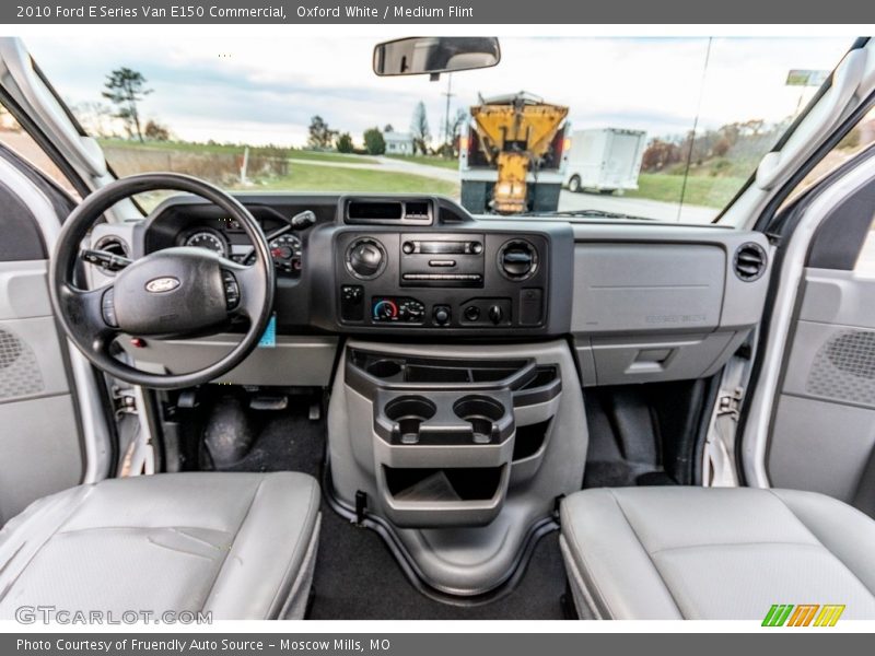 Oxford White / Medium Flint 2010 Ford E Series Van E150 Commercial