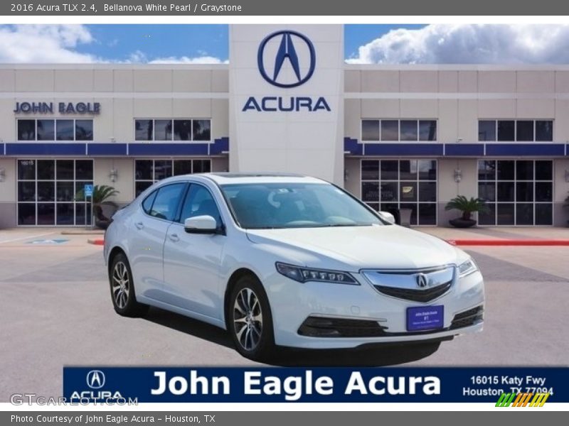 Bellanova White Pearl / Graystone 2016 Acura TLX 2.4