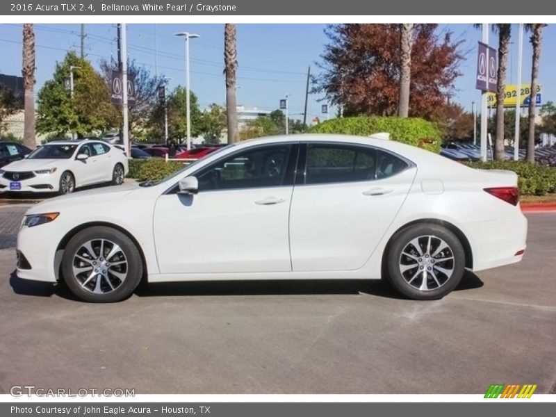 Bellanova White Pearl / Graystone 2016 Acura TLX 2.4