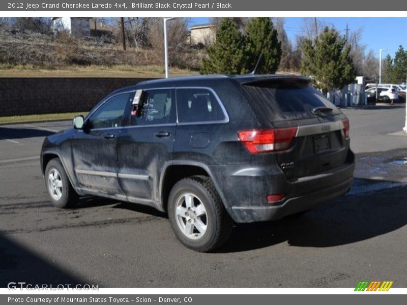 Brilliant Black Crystal Pearl / Black 2012 Jeep Grand Cherokee Laredo 4x4