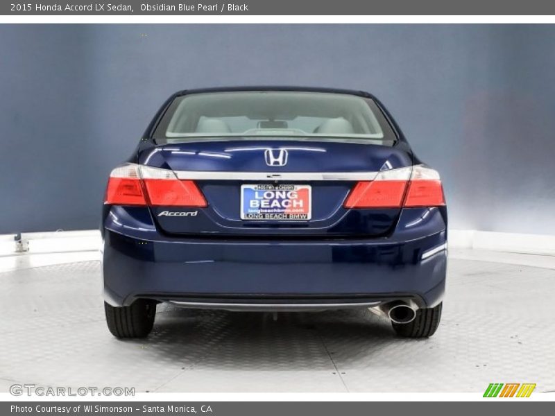 Obsidian Blue Pearl / Black 2015 Honda Accord LX Sedan