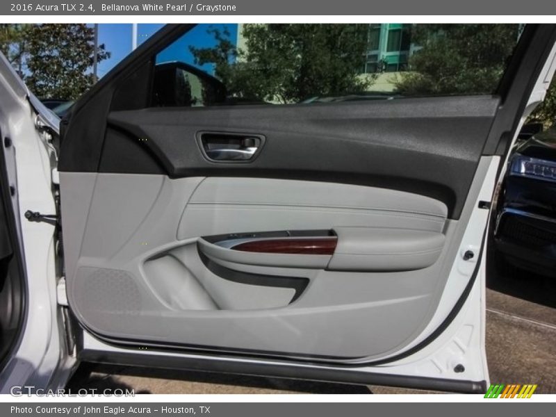 Bellanova White Pearl / Graystone 2016 Acura TLX 2.4